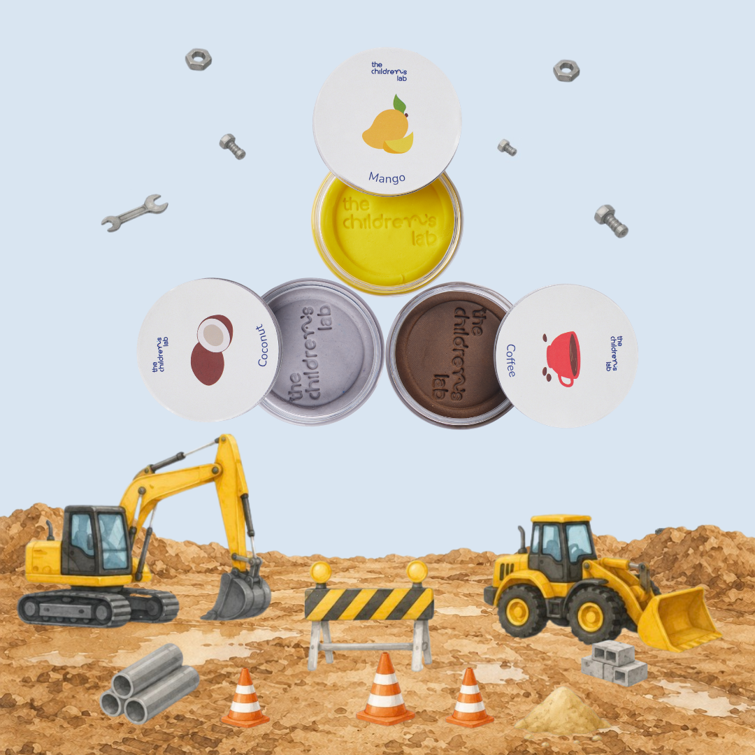 Construction DoughLab Themed Kit: Build, Create & Learn Through Sensory Play