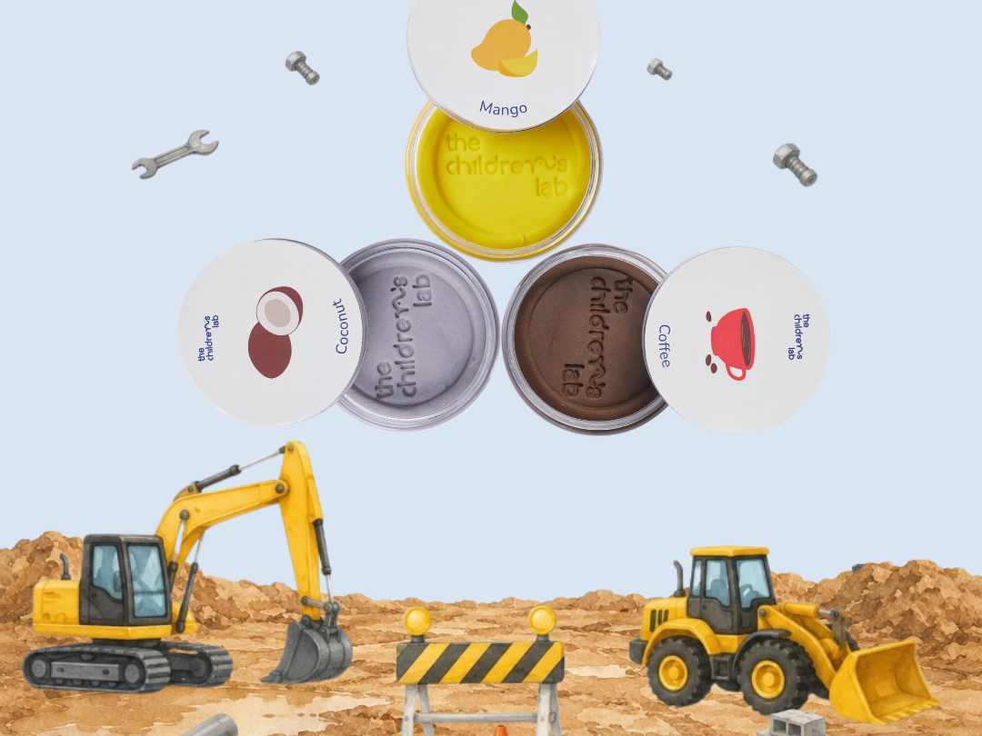 Construction DoughLab Themed Kit: Build, Create & Learn Through Sensory Play