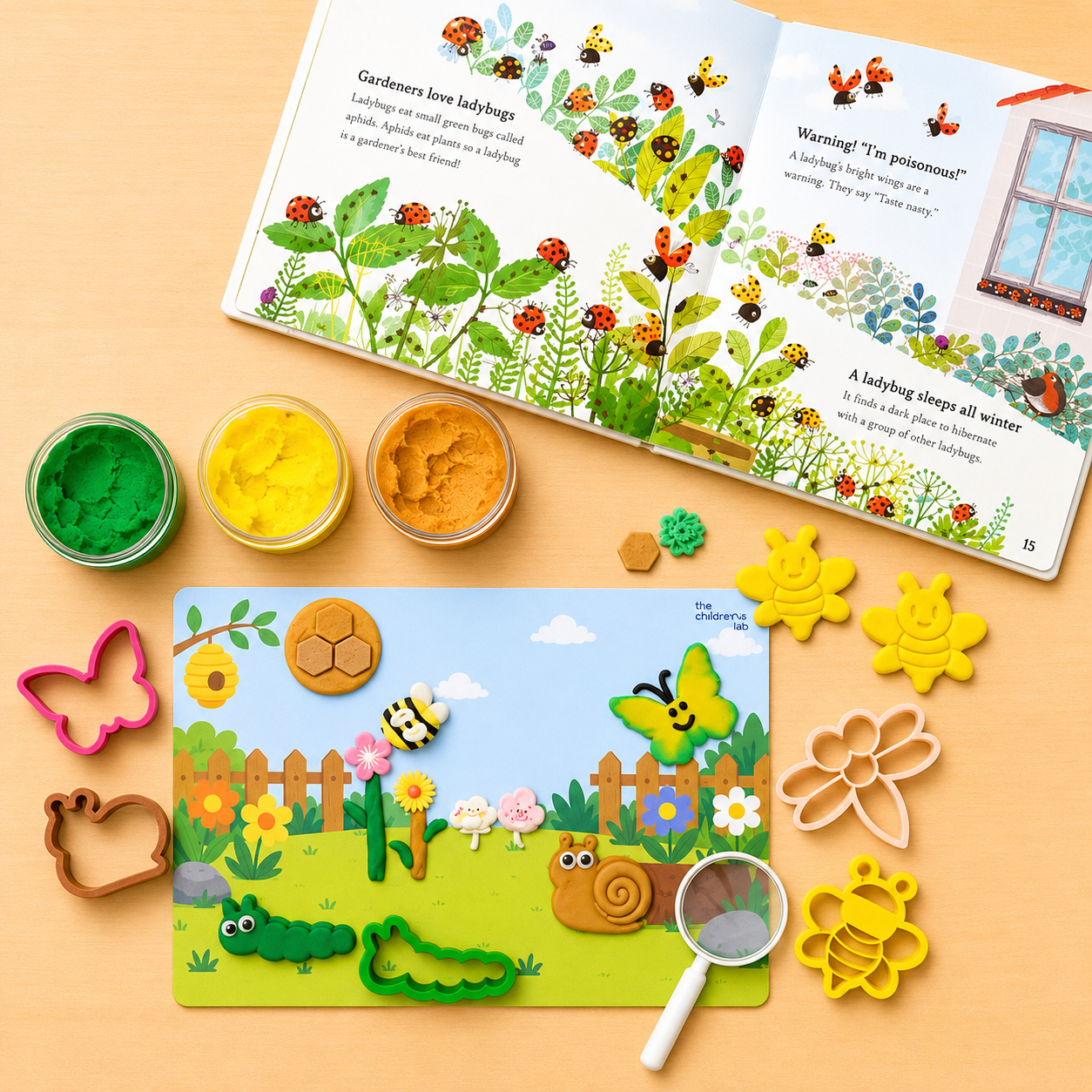 Bugs & Bees DoughLab Themed Kit: Explore Nature Through Sensory Play