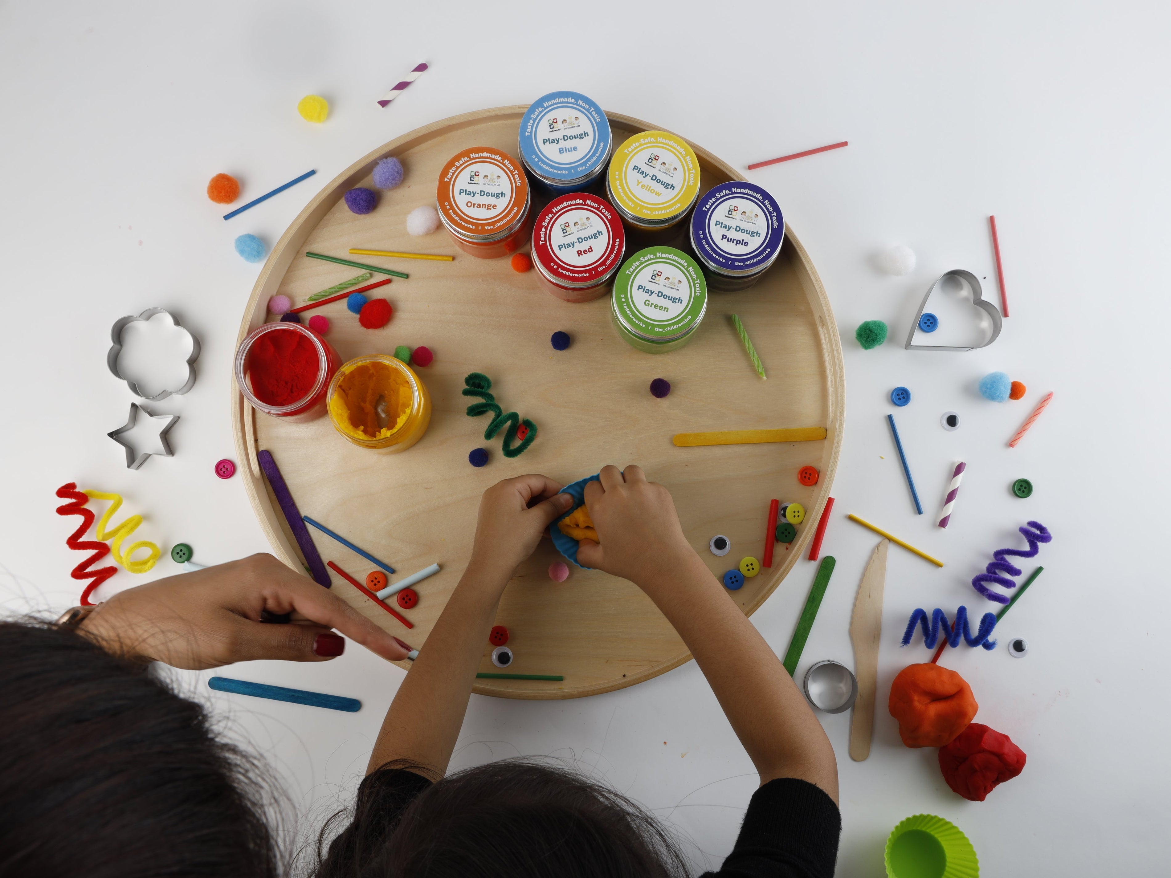Pastel Playdough | Childrenslab