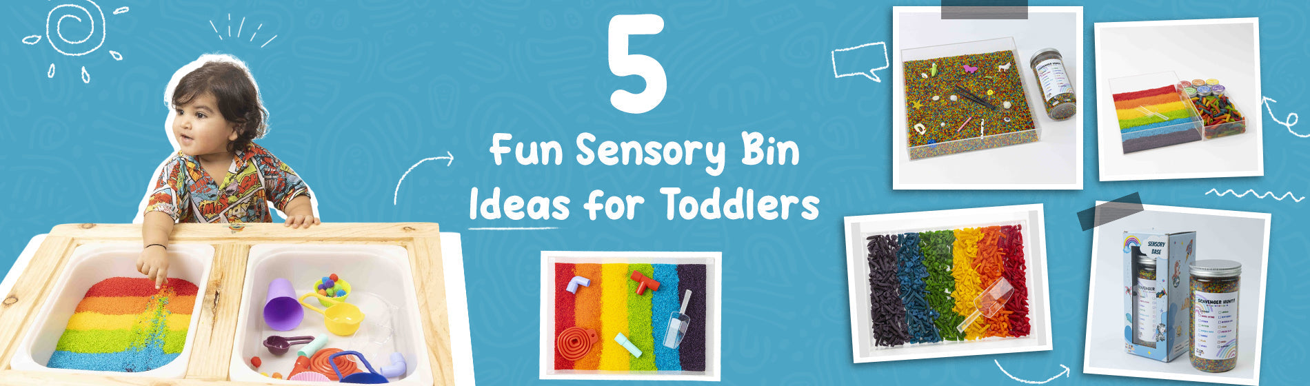 5 Fun Sensory Bin Ideas for Toddlers | The Childrens Lab