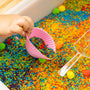 The Children’s Lab Sensory Starter Combo Bin with sensory rice, pasta, and taste‑safe clay for kids 1–4 years