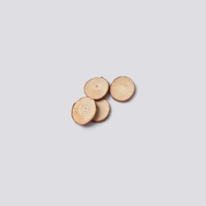 3 Wooden log slices