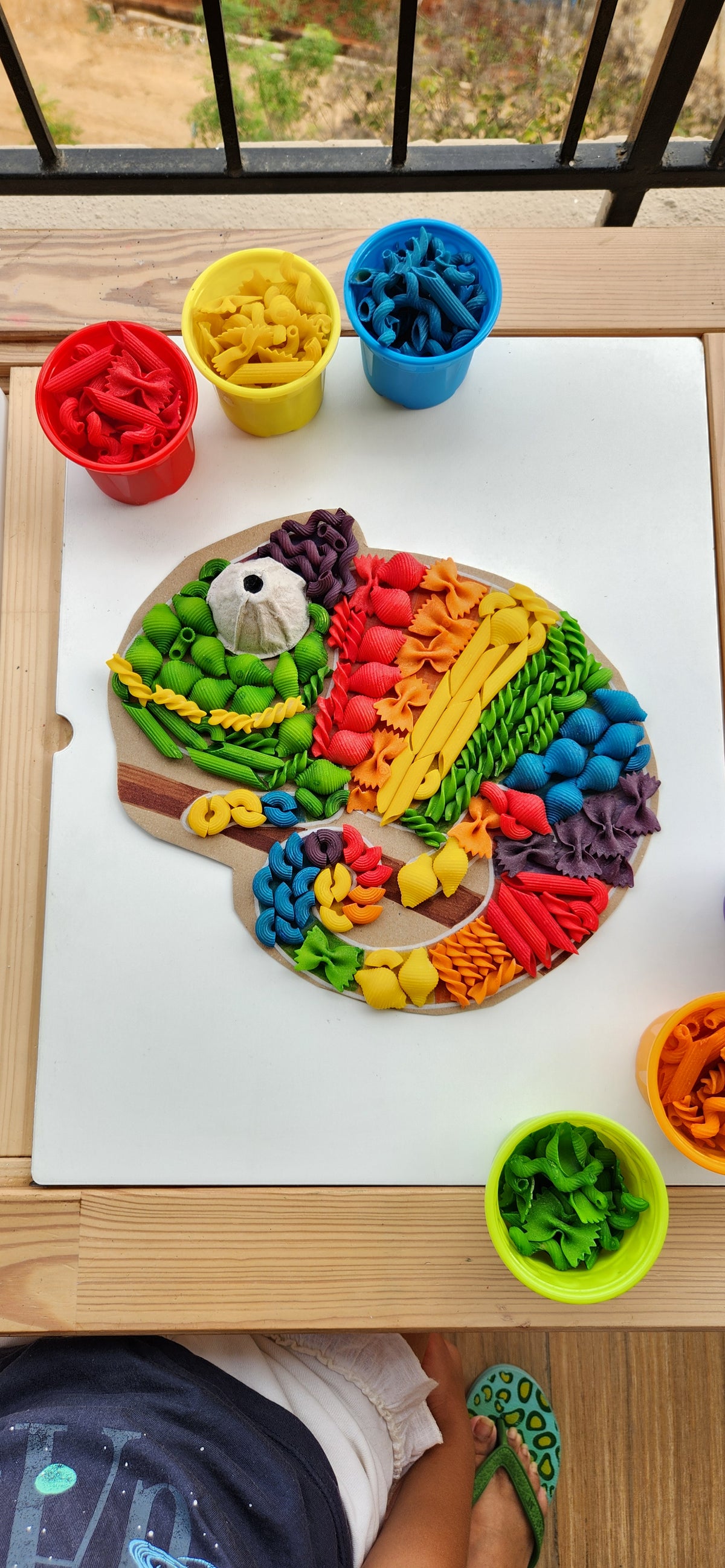 Pasta Sensory Play Bin