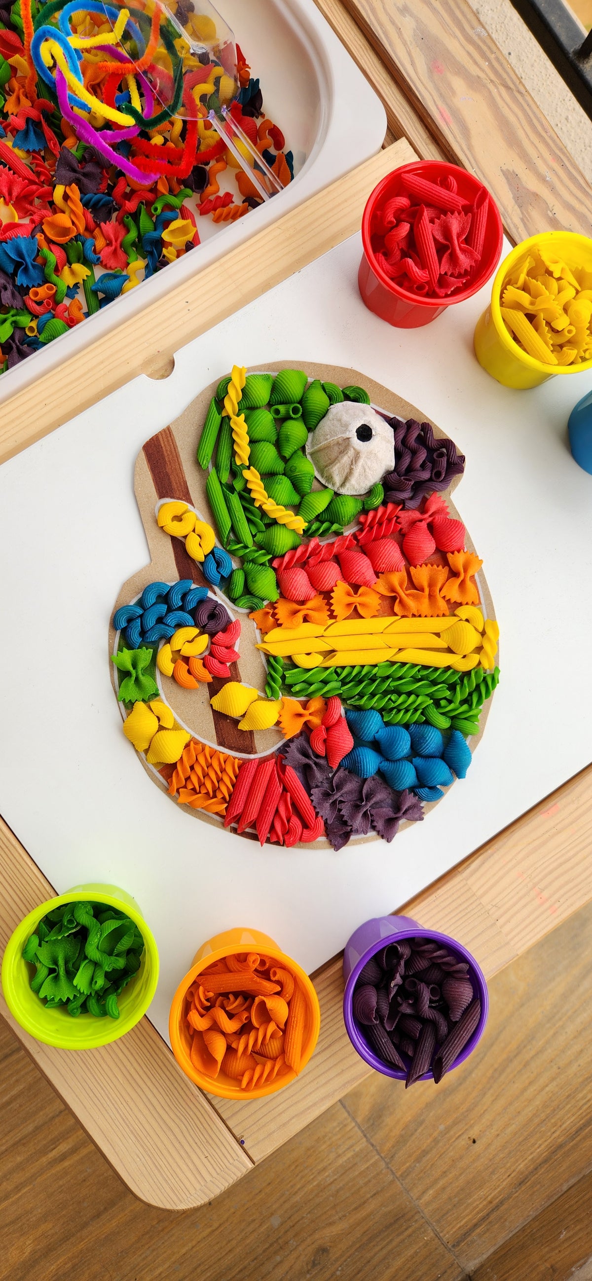 Pasta Sensory Play Bin