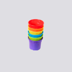 6 Sorting cups (All 6 colours)
