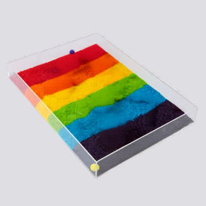 6 separate packs of coloured rice (1kg)