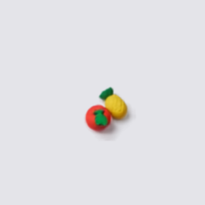Vegetables and fruits (3D - 4 pcs)