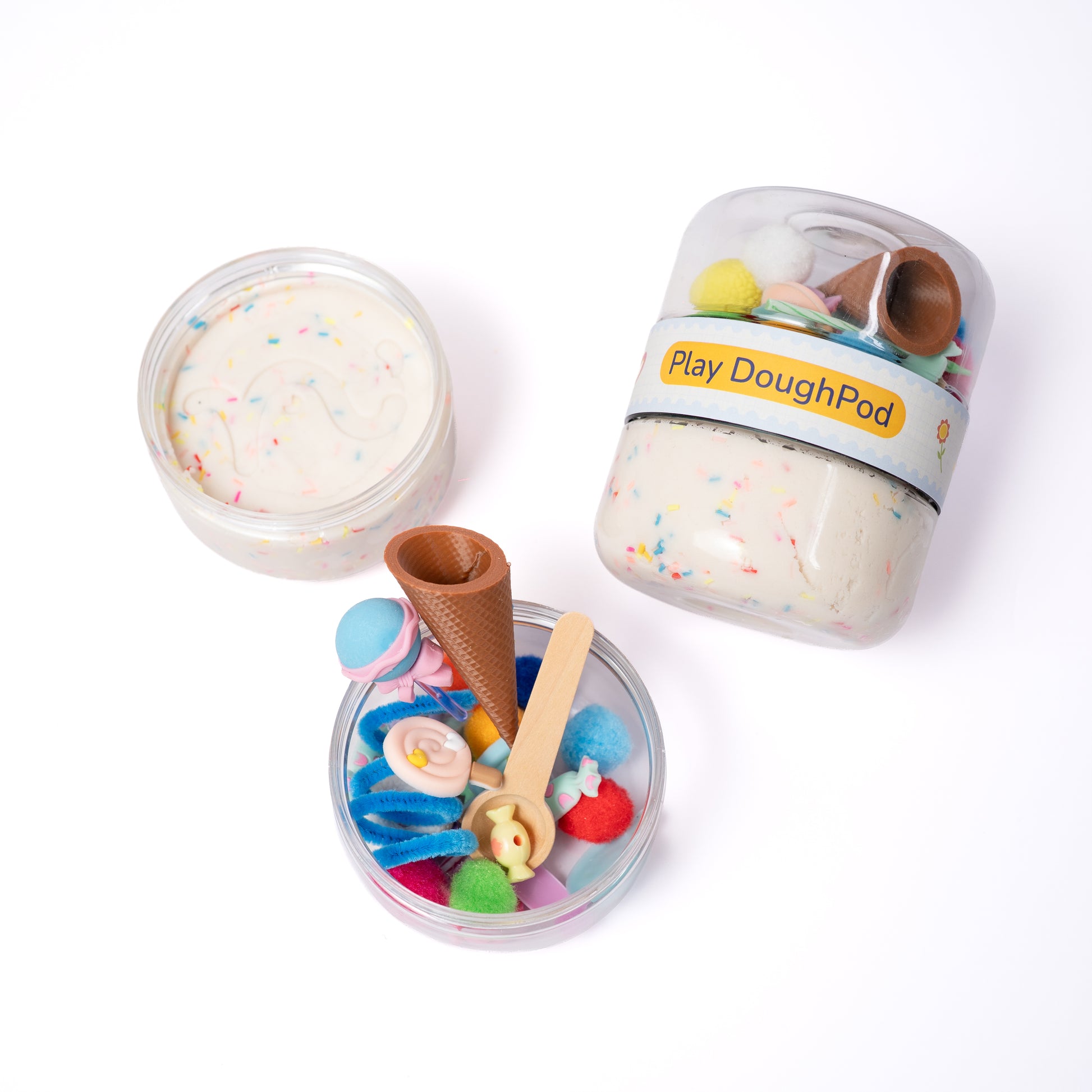 Ice Cream Play DoughPod (set of 2)