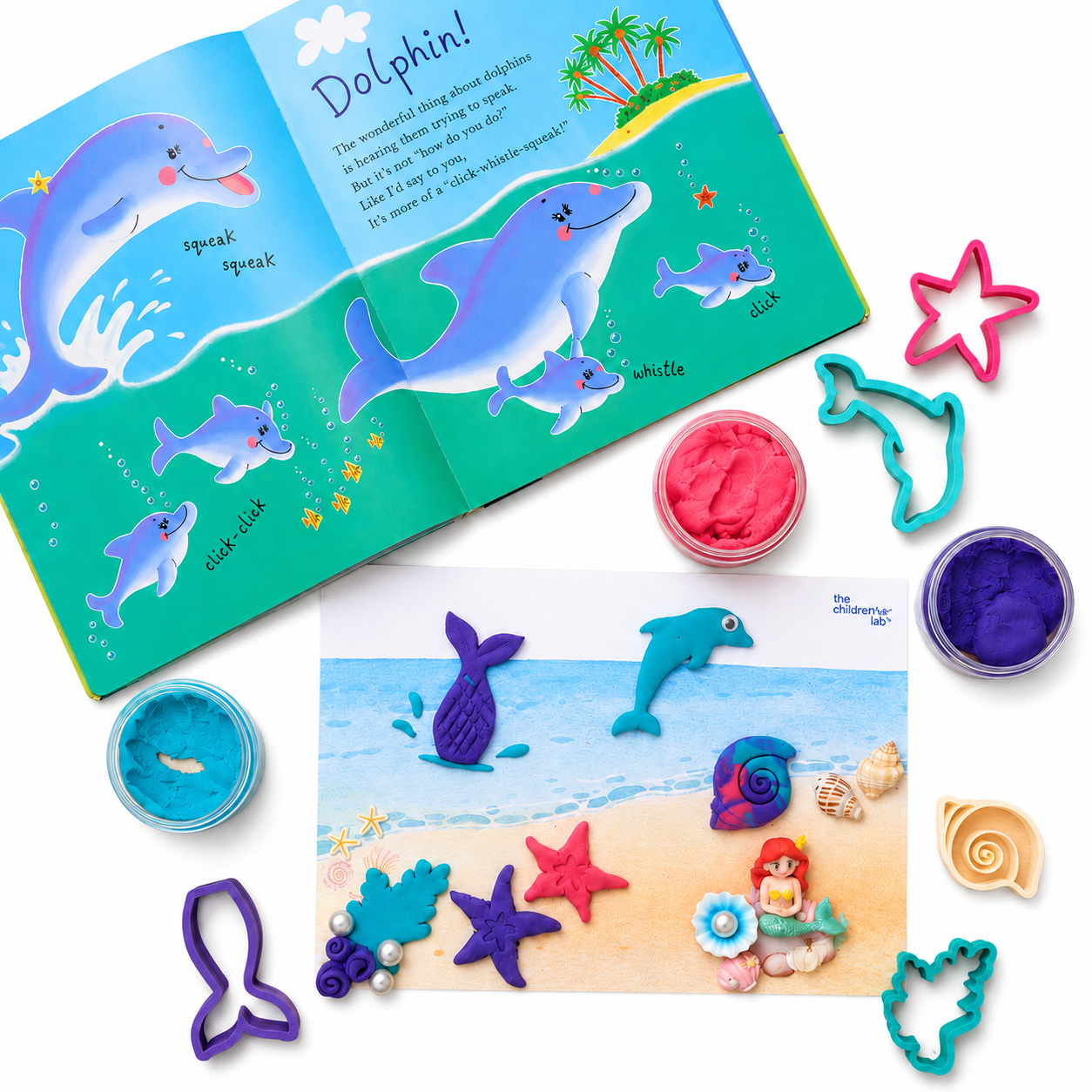 Mermaid DoughLab Themed Kit