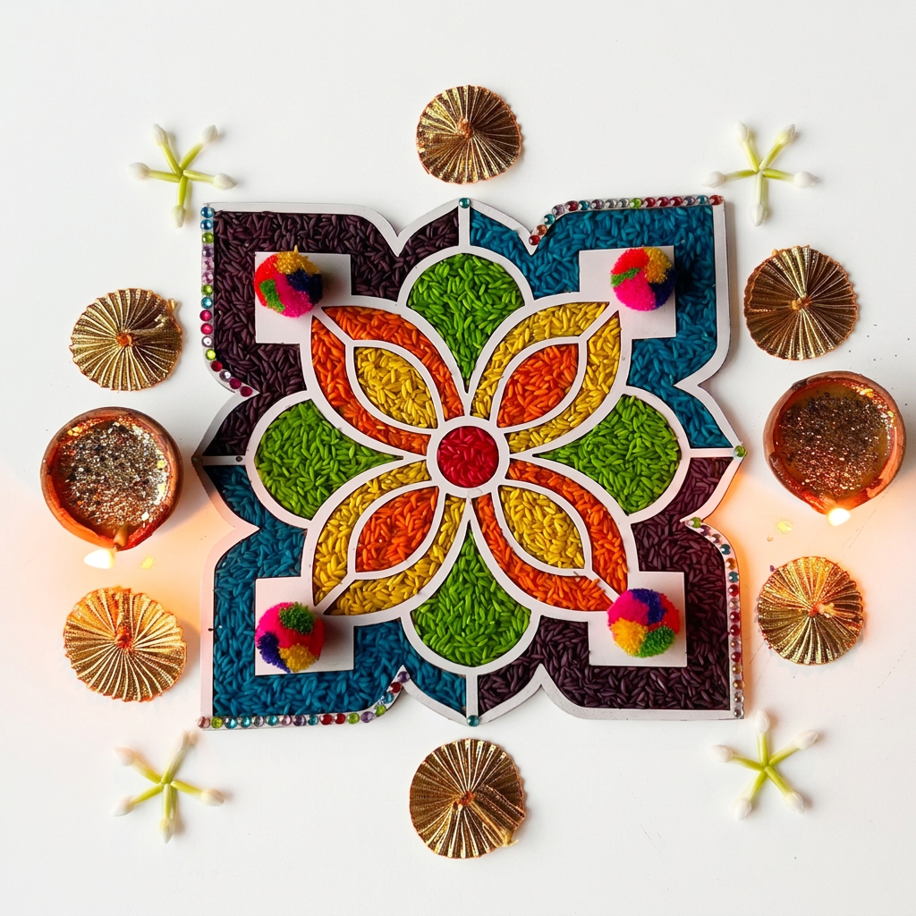 DIY Reusable Rangoli Kit