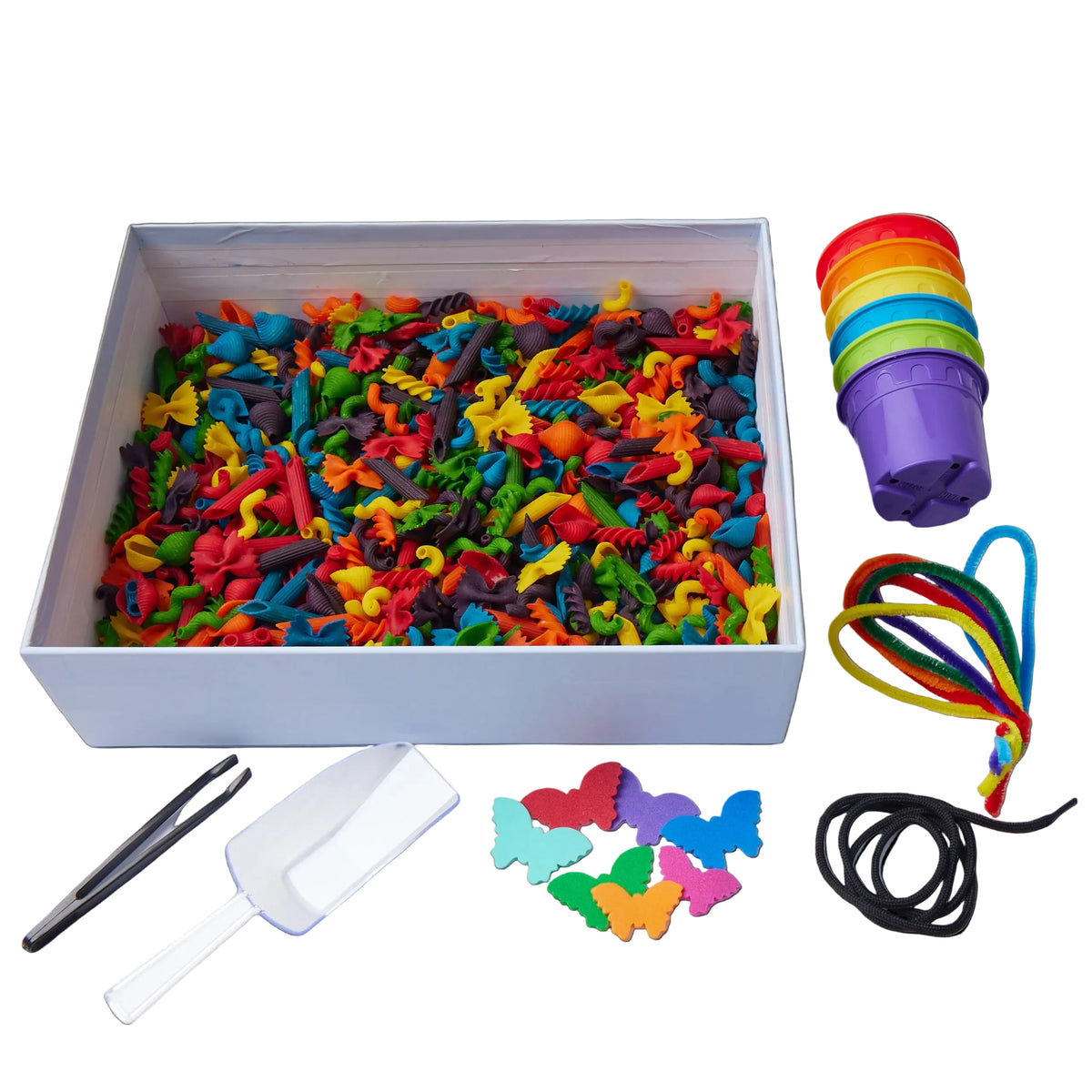 Pasta Sensory Play Bin
