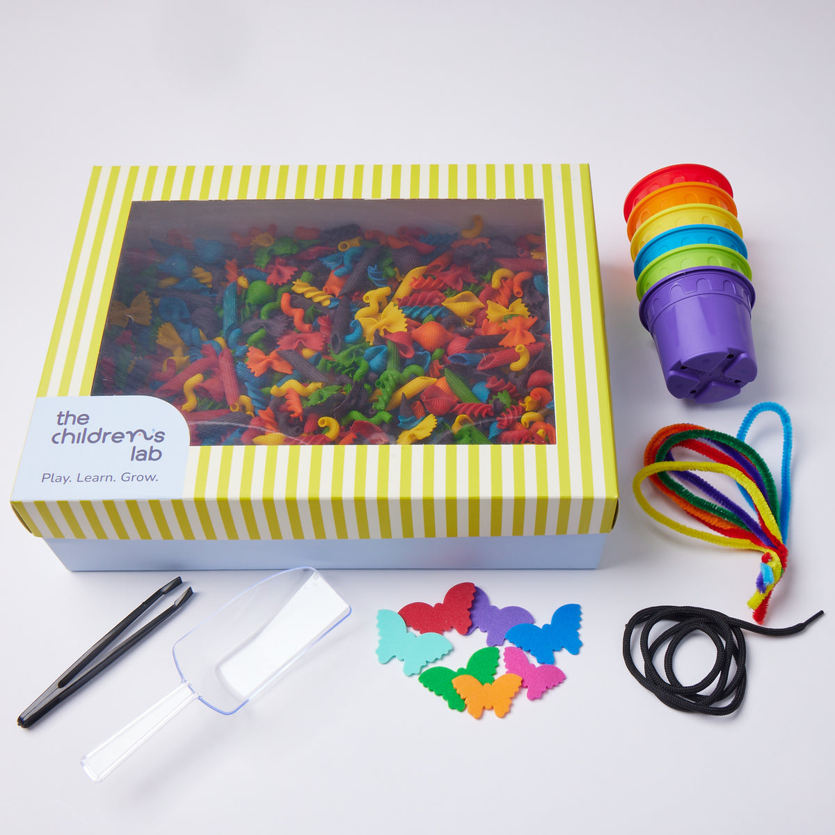 Pasta Sensory Play Bin