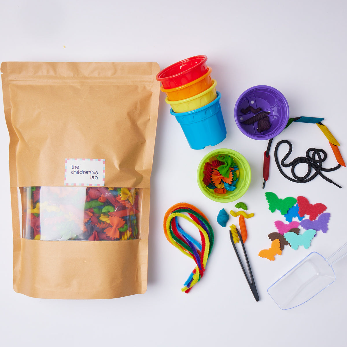 Pasta Sensory Play Bin