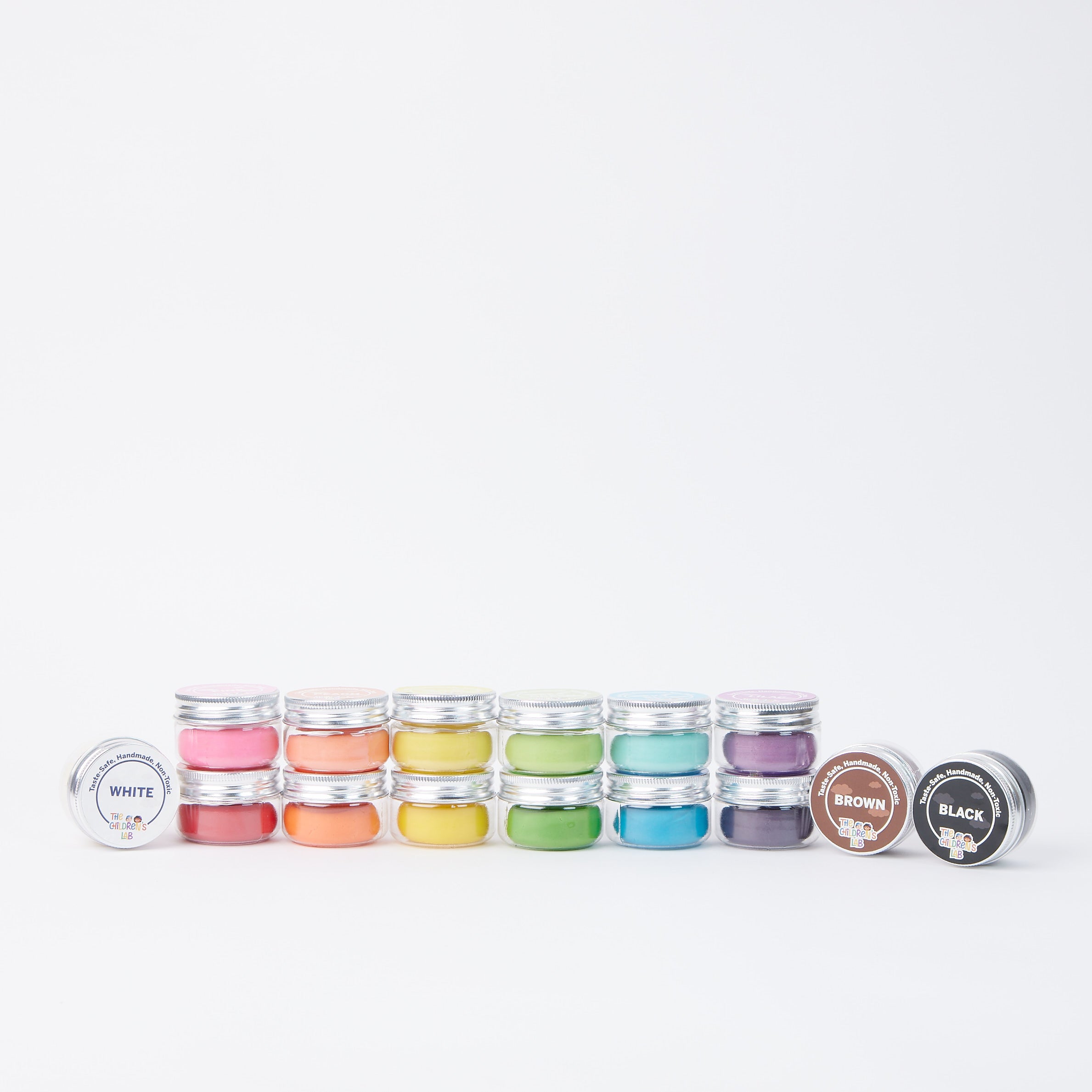 The Children’s Lab All colour playdough for kids – 15 clay shades for modelling & playdough activities (50–200g jars)