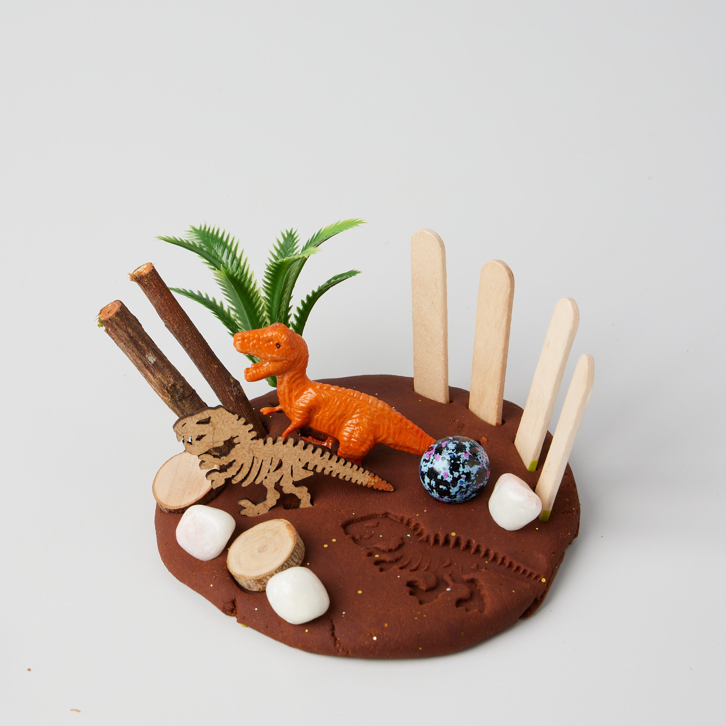 The Children’s Lab - Dinosaur Dough Jar playdough jars with colorful clay – fun DIY playdough jars, budget gifts, and creative gift jars for kids.