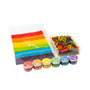The Children’s Lab Sensory Starter Combo Bin with sensory rice, pasta, and taste‑safe clay for kids 1–4 years