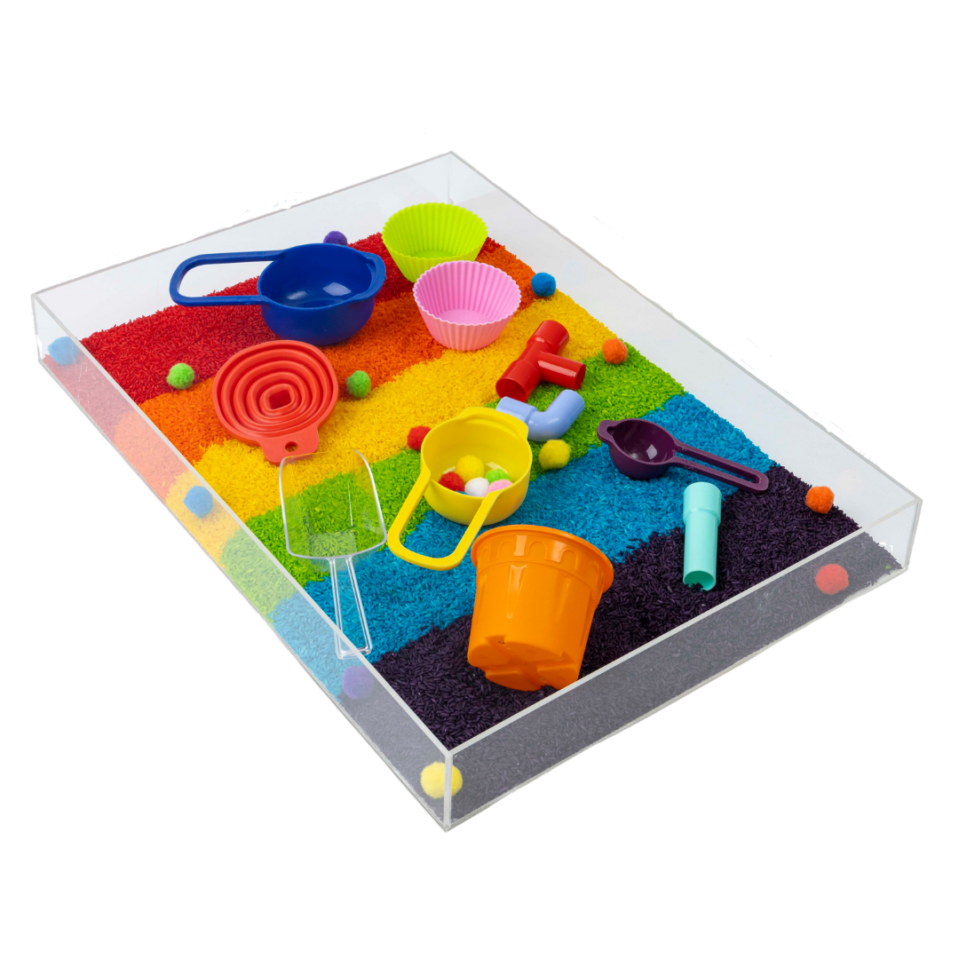 Sensory Rainbow Rice | TCL | Toys for Toddlers and Kids | For Kids 1 to 5 years | Sensory Bin