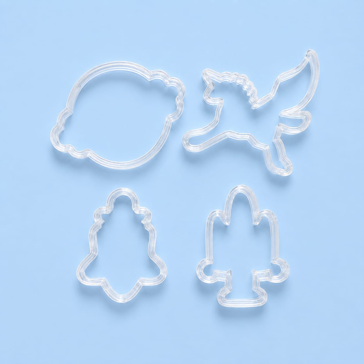 Unicorn Playdough Cutter Set