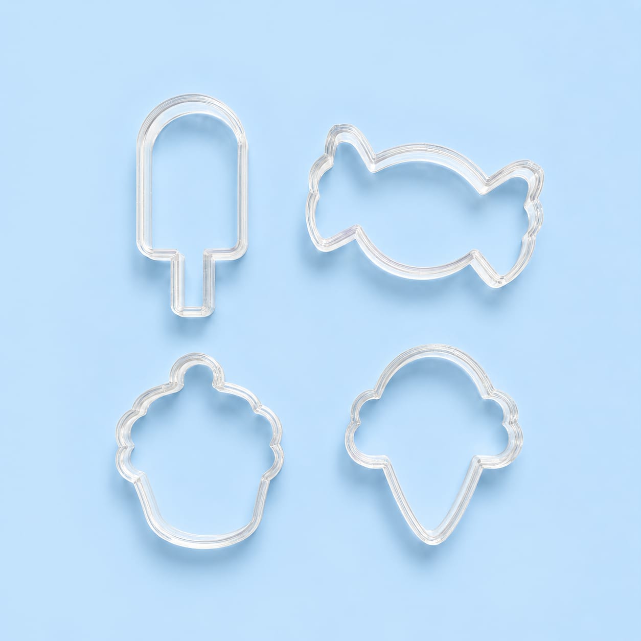 Candy Playdough Cutter Set