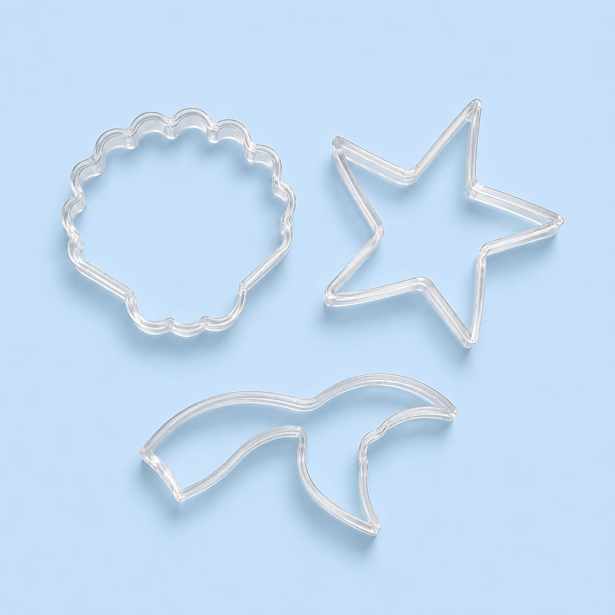 Mermaid Playdough Cutter set