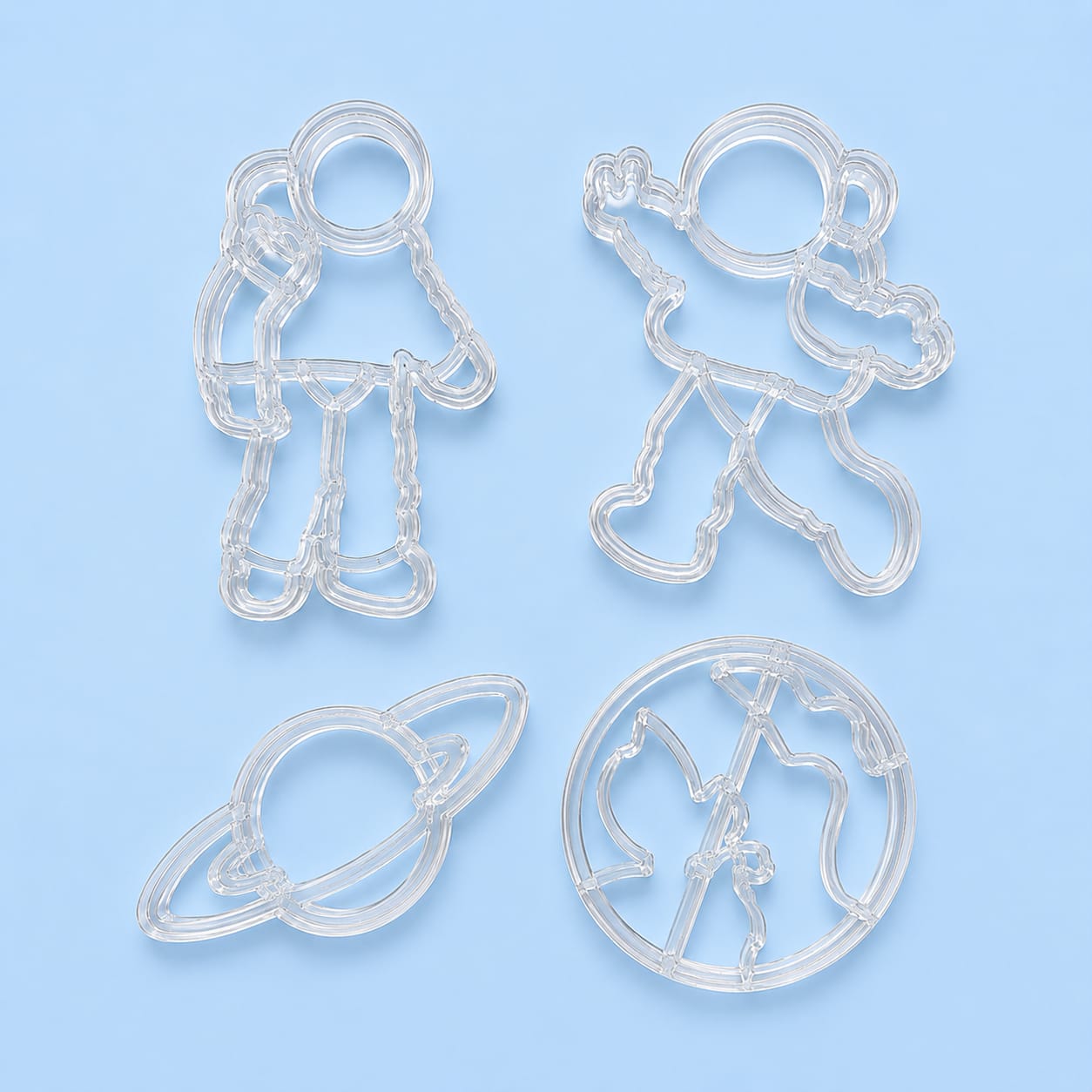 Space Playdough Cutter set