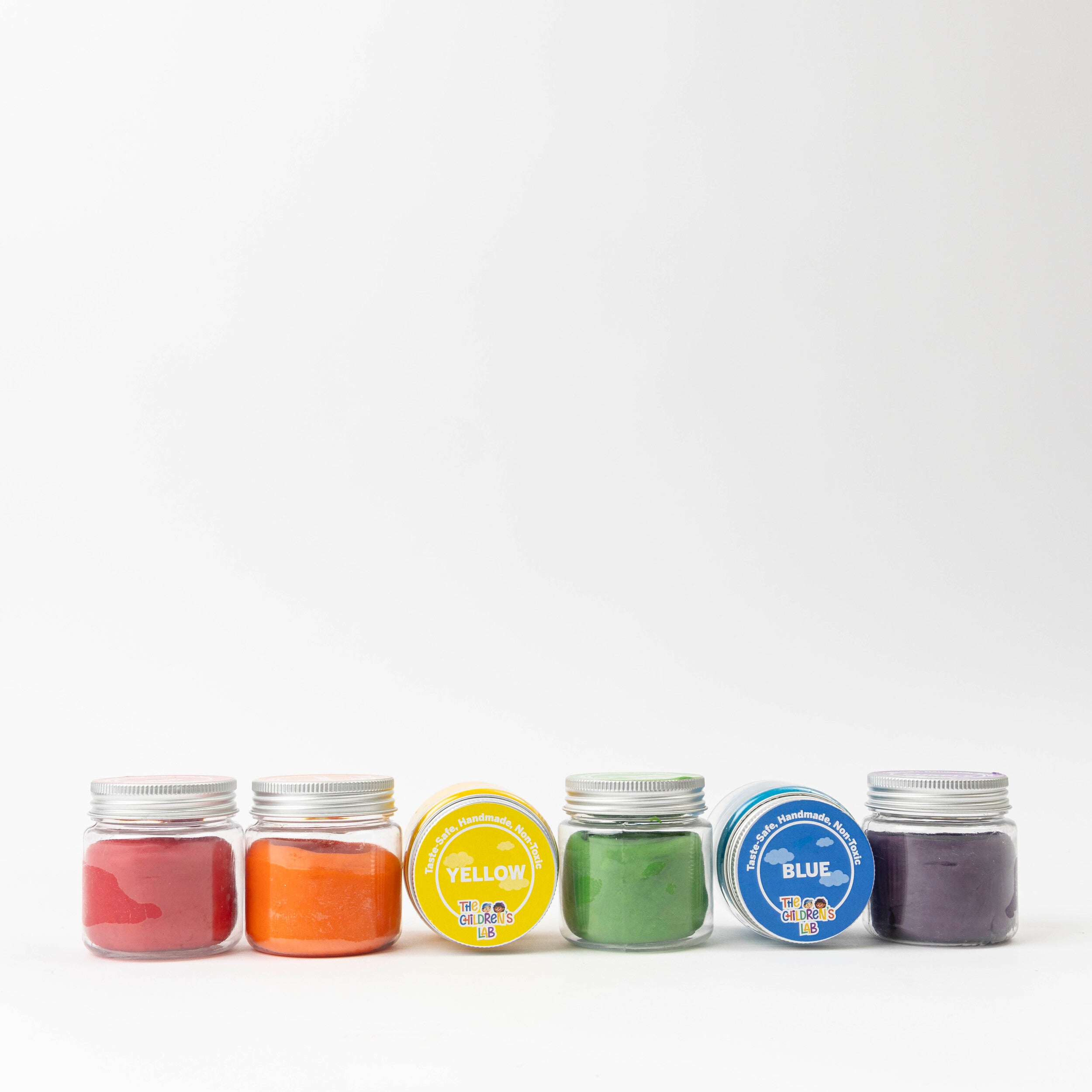 The Children’s Lab Rainbow coloured playdough for kids – safe, non-toxic clay modelling & playdough activities for kids